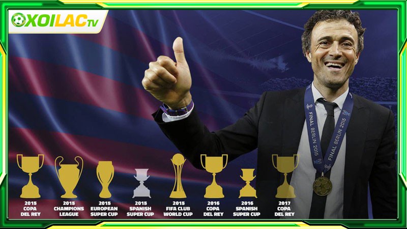 Danh hiệu của huấn luyện viên Luis Enrique trong suốt sự nghiệp Danh hiệu của huấn luyện viên Luis Enrique trong suốt sự nghiệp